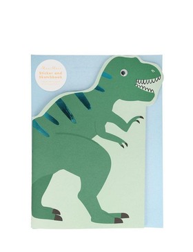 메리메리 Dinosaur Sticker &amp; Sketchbook