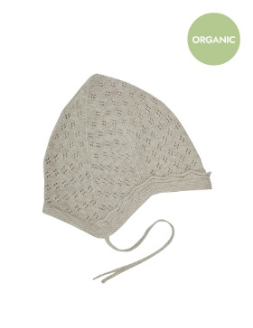 [SS23 FUB #12] BABY POINTELLE HAT_TAUPE MELANGE