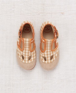 [MISHA&amp;PUFF] Elmwood T-Strap Shoes_Gingham