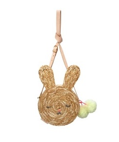 메리메리 Bunny Cross Body Straw Bag