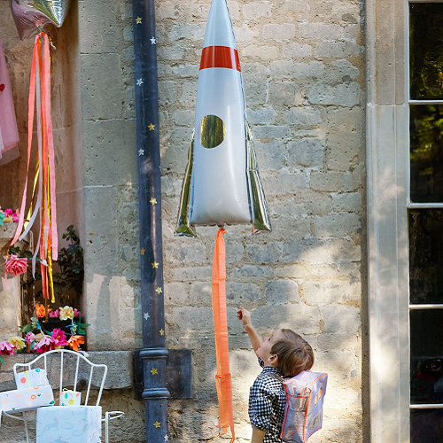 메리메리 Space Rocket Mylar Balloon