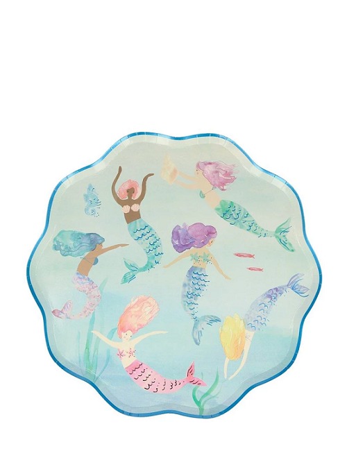 메리메리 Mermaids Swimming Plates